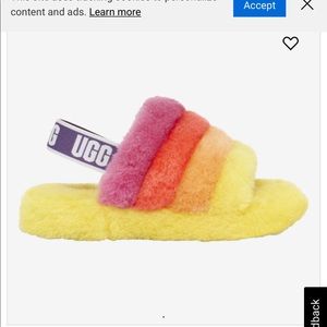 Ugg fluff slide